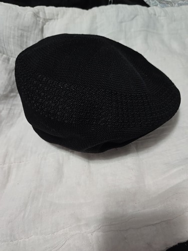 ECHOS Vintage Men’s Black Sz M Newsboy Flat Hat Style KBM 001