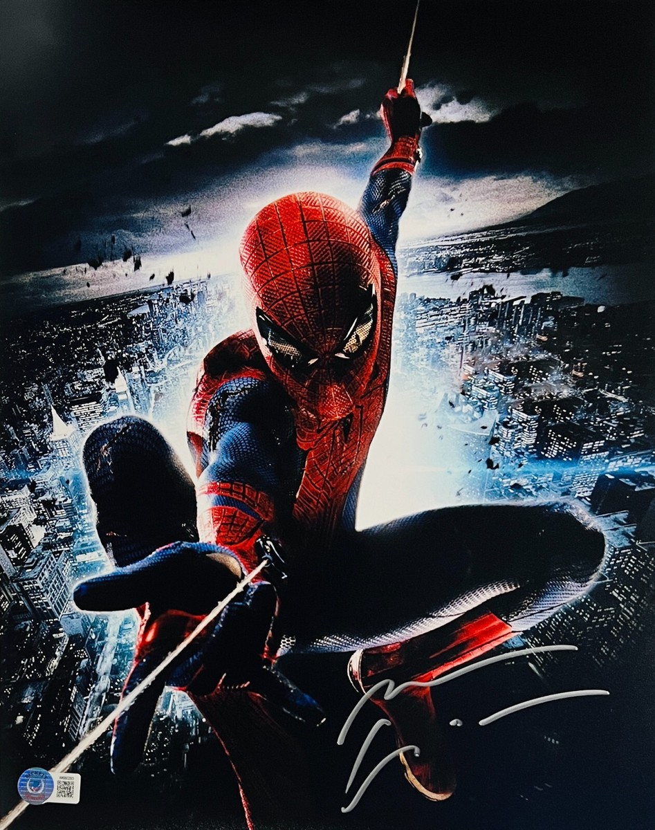Andrew Garfield Signed 11x14 Photo Spider-man Silver Beckett