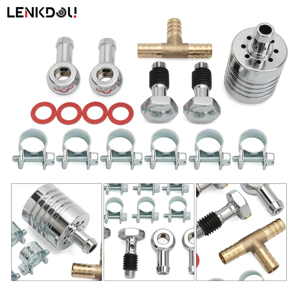 84306 Kit de respirador purificador de aire para Harley Softail Slim Electra Road Glide CVO Foto 2 de 4