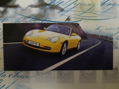 PORSCHE Carrera Road Book 2001 Press Kit Media Launch Test Drive Alpen Murnau 