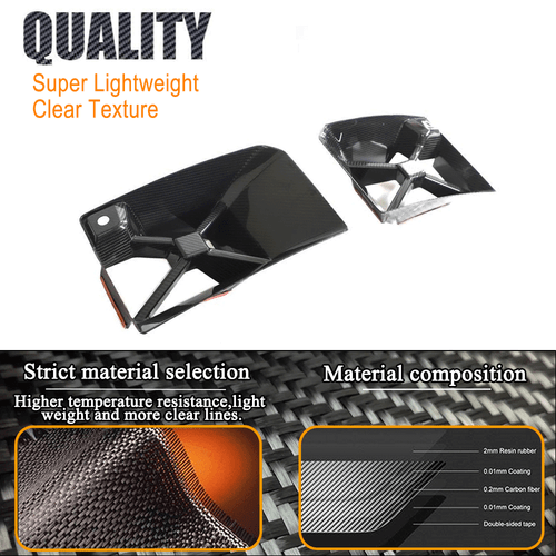 griglia sfiato prese aria anteriore dry carbon air vents per bmw m2 g87 2022-2024 - Foto 8 di 12