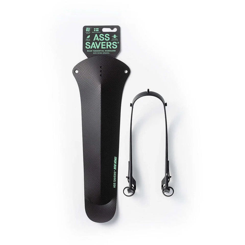 Guarda-lamas traseiro Ass Savers Win Wing 2 para bicicletas Gravel, larguras de pneus até 60mm - Imagem 2 de 4