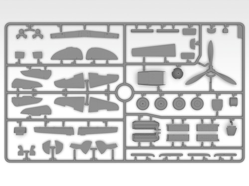 ICM 32091 Plastic model aircraft kit Scale 1:32 Yak-9K Soviet fighter WWII - Picture 5 of 24