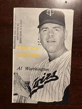 Thrill Of A Lifetime Al Worthington Baseball VTG Religious Tract