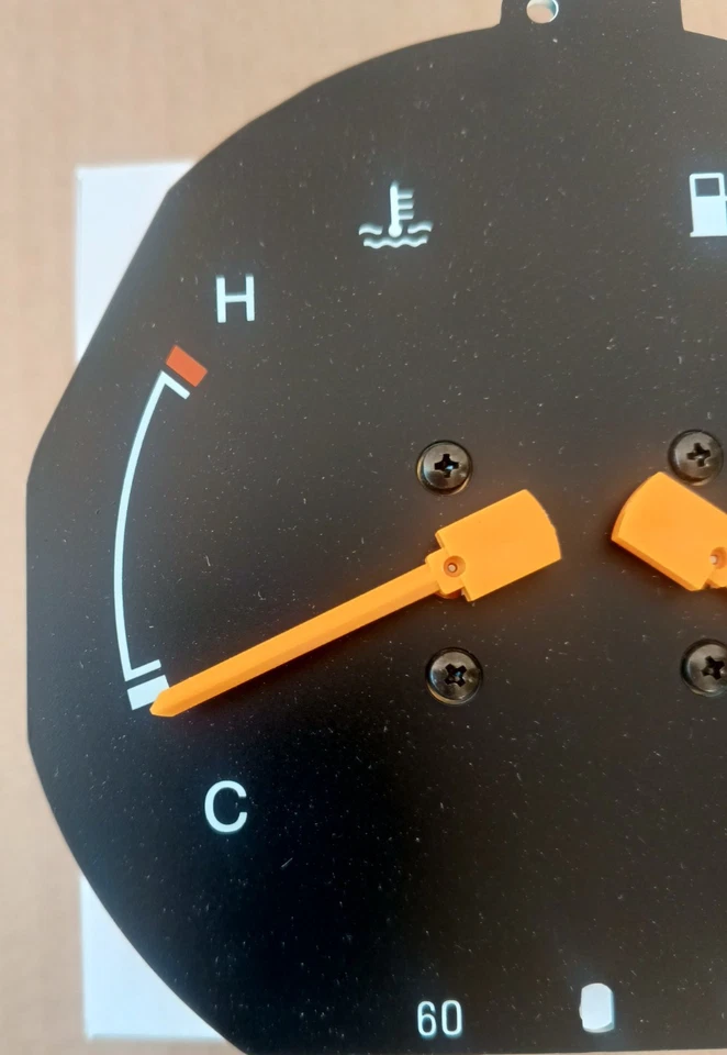 Medidor de combustible y temperatura DX/GL 37150-SB3-701 NUEVO OEM Honda Civic 1985 calibre Foto 2 de 4