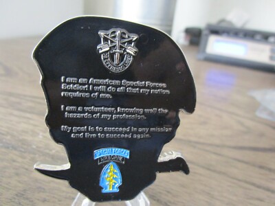 US Army Green Beret. Challenge Coin. 1.5. 66b