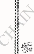 O Scale LOGGING Chain, approx 15 links per inch, 12 inch Length per pack