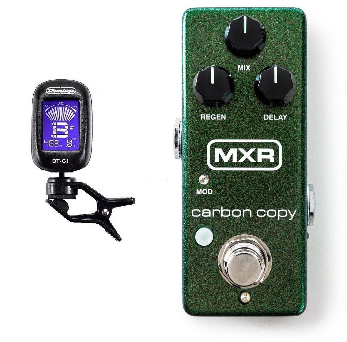 MXR M299 Carbon Copy Mini Analog Delay Guitar Effect Pedal (w/FREE