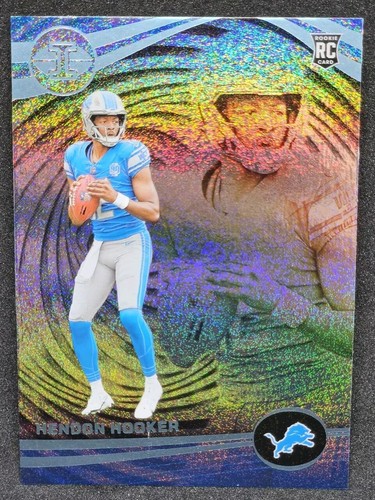 2023 Panini Illusions Hendon Hooker Sparkle Parallel Dots RC Rookie #37 Lions