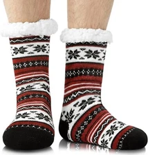 Slipper Socks for Men Thick floor Socks Fuzzy Cozy Fluffy Non Slip Warm Winter 