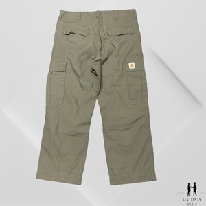 Carhartt Force Tappen Cargo Pants Mens 34x27 Relaxed Fit Green Brown Ripstop