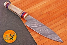 CHEF'S PROFESSIONAL JAPANESE CLASIC KITCHEN KNIFE FORGED DAMASCUS STEEL 1389