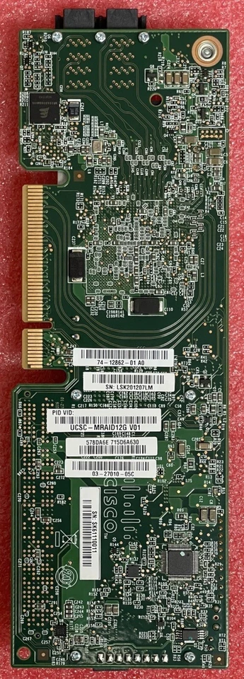 Cisco UCSC-MRAID12G 12Gb SAS RAID Controller Card UCS C-Series PCIe Low-Profile - Image 2 of 2