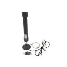 ADS-B 1090MHz Active Antenna DC5V Bias Tee RF Receiving Antenna Deep Grey TOP