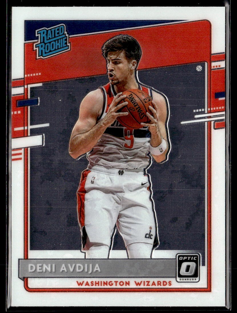 2020-21 Panini Donruss Optic Deni Avdija Rated Rookie RC #159 Washington Wizards