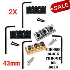 2 Sets Guitar Locking Nut 43mm String Lock For Floyd Rose Tremolo Bridge Hot