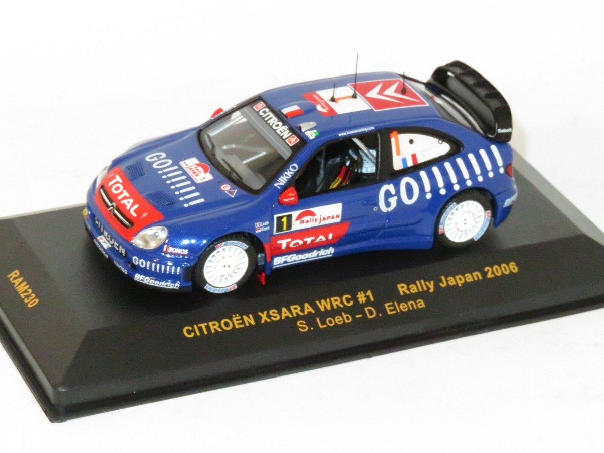 ミニカー ixo CITROEN XSARA WRC#21 S.Loeb-D.Elena Citroen Xsara #21 S. Loeb - D. Elena Deutschland Rally 2002