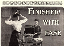 c1900 REMINGTON TYPEWRITER COMPANY NEW YORK VINTAGE ADVERTISEMENT Z941 thumbnail