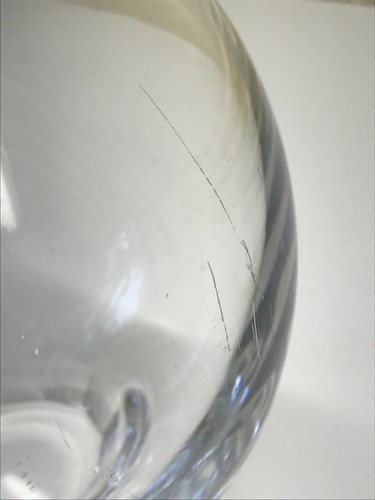 Lalique Kristall Tischkaraffe Royal mit Kratzern - Bild 3 von 4