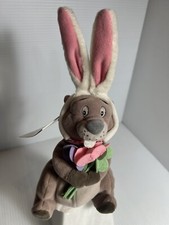 Disney -  Easter Bunny Gopher  Bean Bag Plush - Brand New 9  Excellent Condition