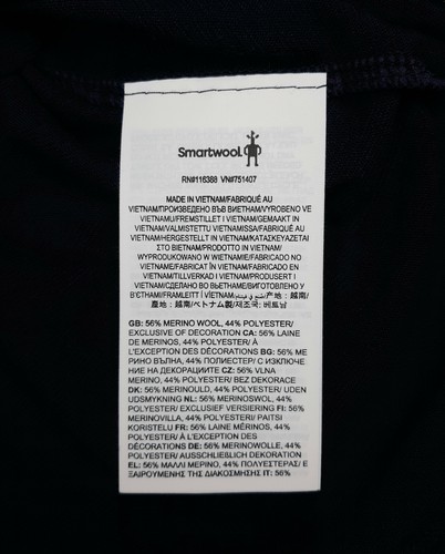 Smartwool Floral Meadow Racerback Tank Top Gr. S Deep Navy Merino Wool Blend - Bild 9 von 9