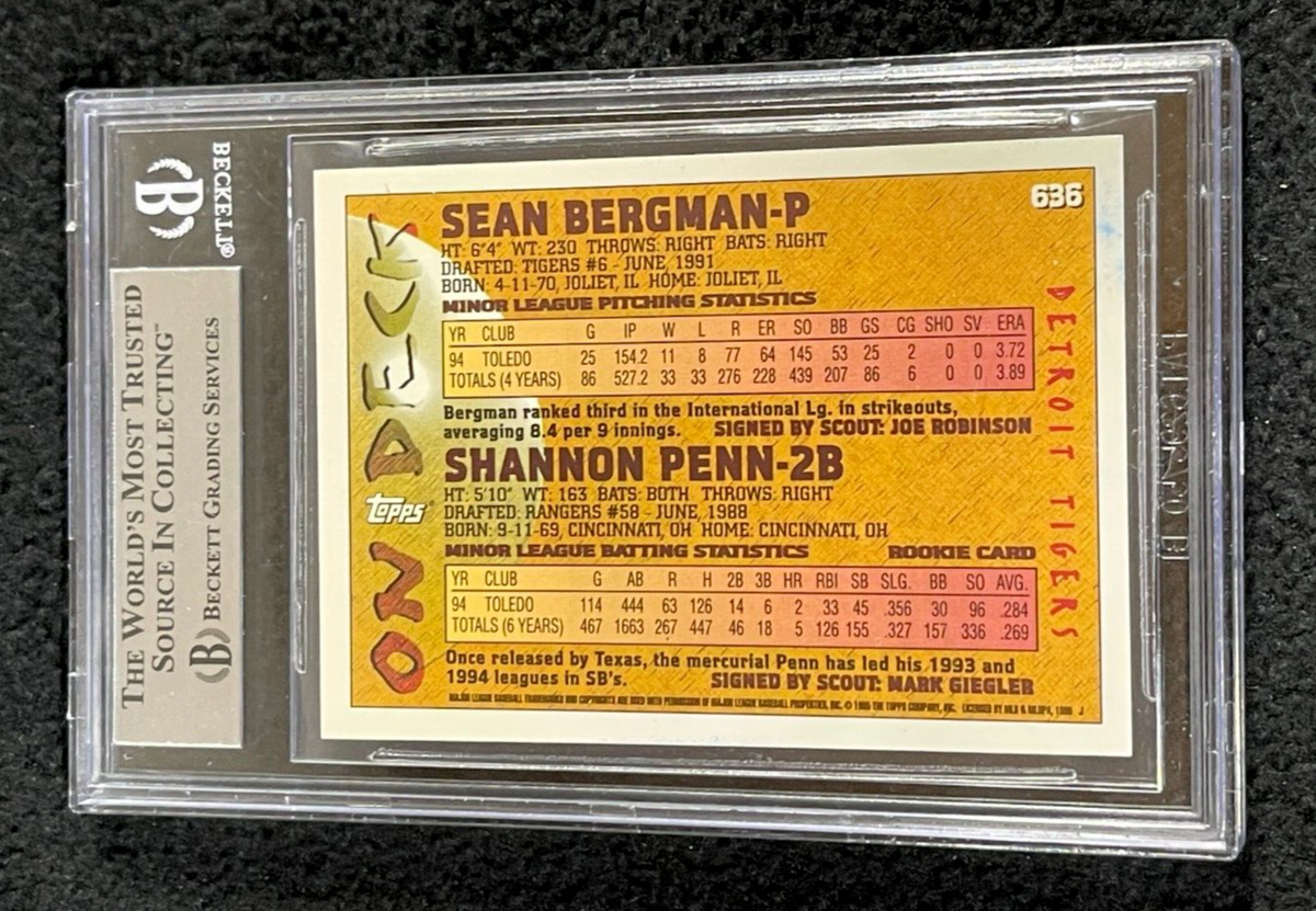 Shannon Penn Signed 1995 Topps Card #636 BAS Certified Shannon Penn Signed 1995 Topps Card #636 BAS Certified