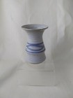 Vintage, POG, Pottery, Blue And Cream Vase