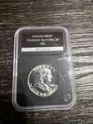 1961 Proof Uncirculated Franklyn Half Dollar  Lightly Toned