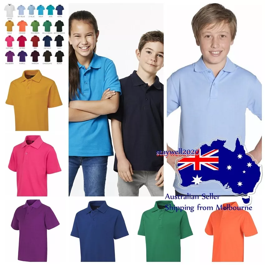 School polo t shirts cheap