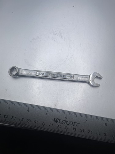 VINTAGE Craftsman 3/8" Combination Wrench 12 pt Box Open End -V- Series 44693 - Picture 3 of 12