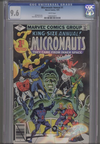 Micronauts Annual #1 CGC 9.6 1979 Marvel Steve Ditko Comic: New Frame