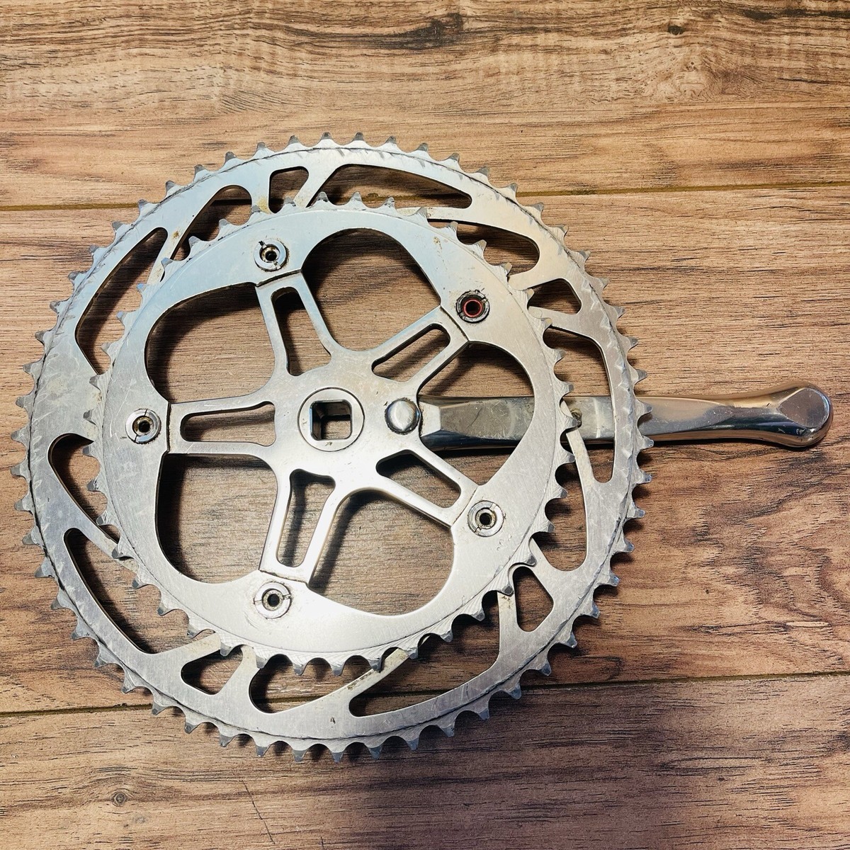 Top lineクランク175mm Vintage Topline CNC Road Crank RIGHT SIDE ONLY 175 130 BCD Square