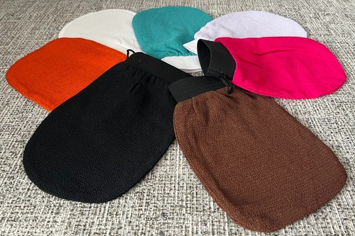Exfoliating Moroccan Body Scrub Glove Mitt for Bath Shower Hammam Spa Massage - Picture 11 of 35