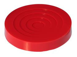 Prothane 19-1405 Red 5-Inch Polyurethane Jack Pad for Floor Jacks