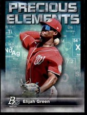 2023 Bowman Platinum Precious Elements #PE-24 Elijah Green RC Nationals