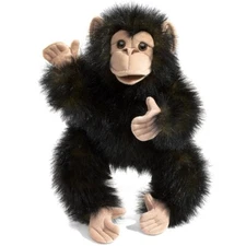 Folkmanis Puppets #2877 - Baby Chimpanzee Hand Puppet