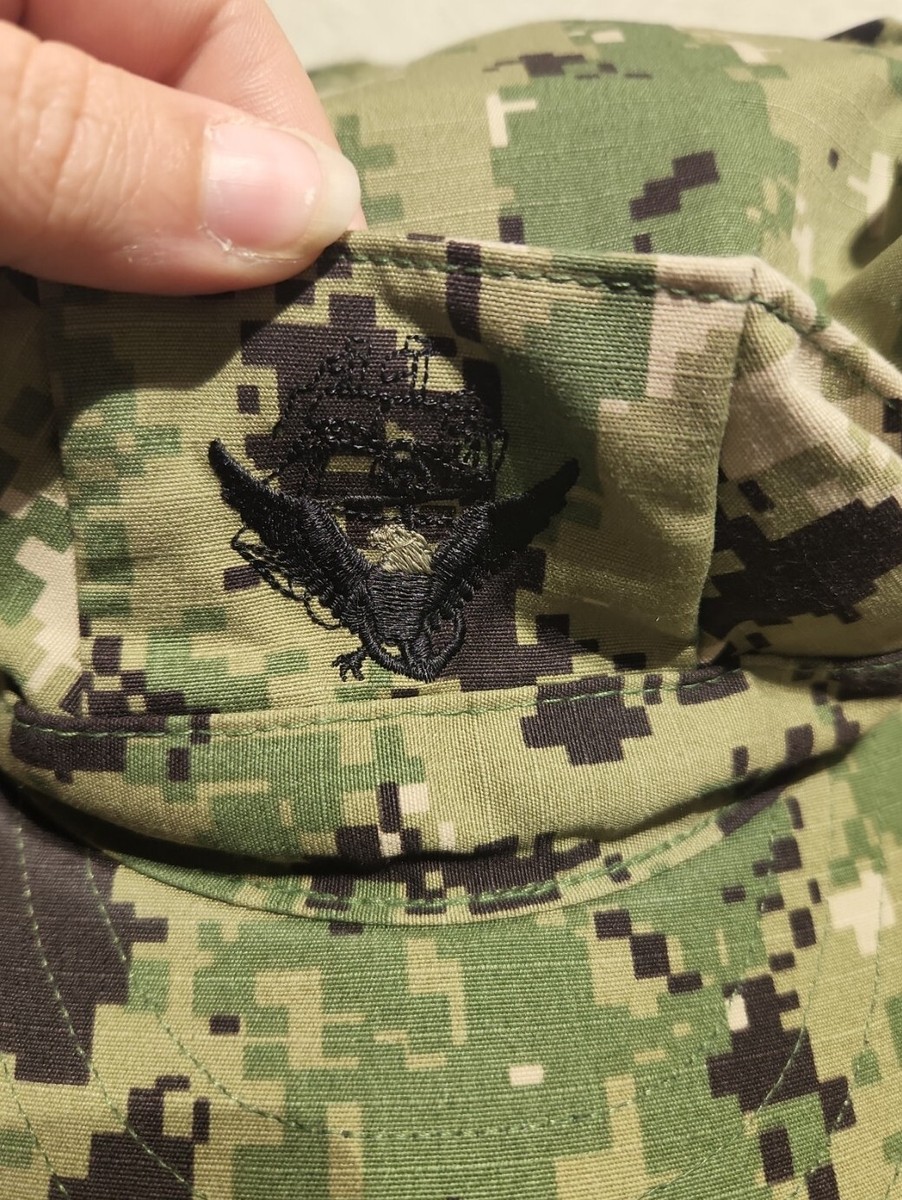 US NAVY CAP WORKING TYPE III CAP WOODLAND DIGITAL CAMO HAT