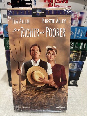 フレッシュリーダーティー　VHS For Richer or Poorer - Tim Allen - Kirstie Alley - VHS - Brand New