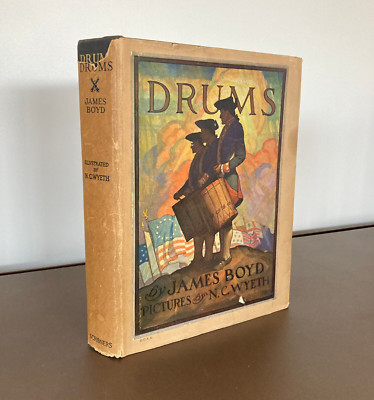 DRUMS by James Boyd, 1928. With first state dust-jacket  no ad for Smoky on back