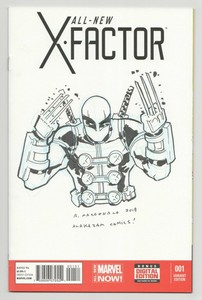Multiple-Man-Deadpool-by-Andy-MacDonald-Signed-Blank-Sketch-Original-Art