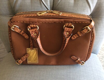 バッグ CELINE Crocodile hand bag Celine Crocodile Top Handle Bag