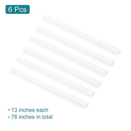 6pcs Cord Cover Floor 13inx1.4inx0.4in Floor Wire Hider Cable Protector White - Photo 3/7