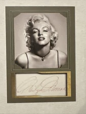 Marilyn Monroe, ACEO Facsimile Auto Edition, D. Gordon Portrait Photographer