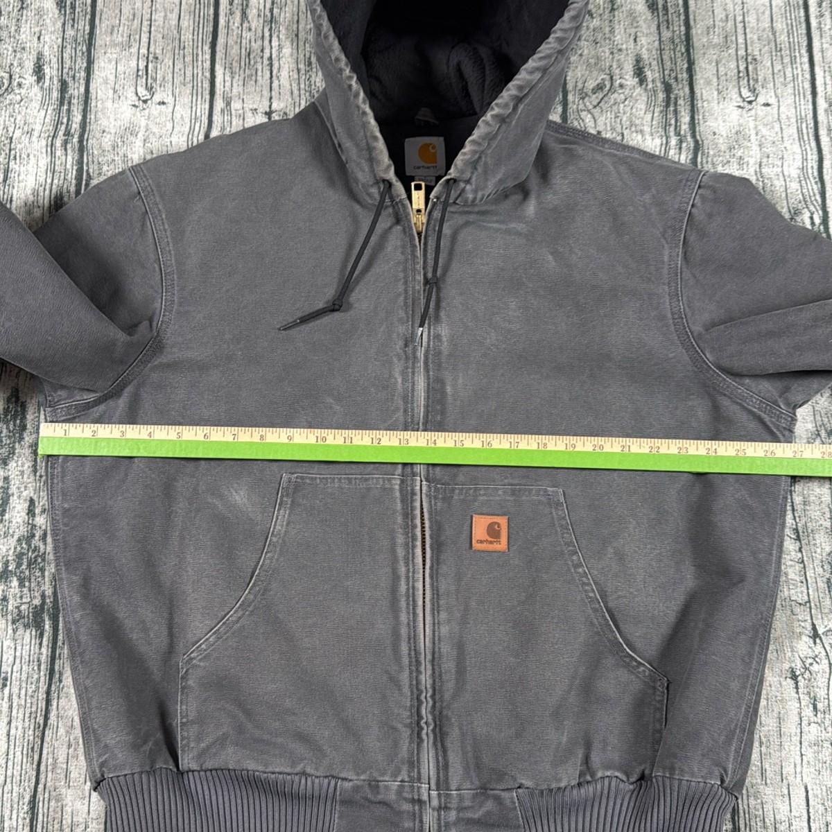 Carhartt J130 GVL Active Jacket Men's Large Gravel Gray Quilted