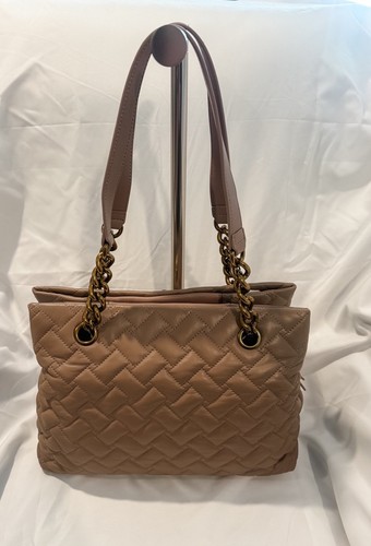 NWT Kurt Geiger London Taupe Leather Kensington Tote Bag - Picture 11 of 14