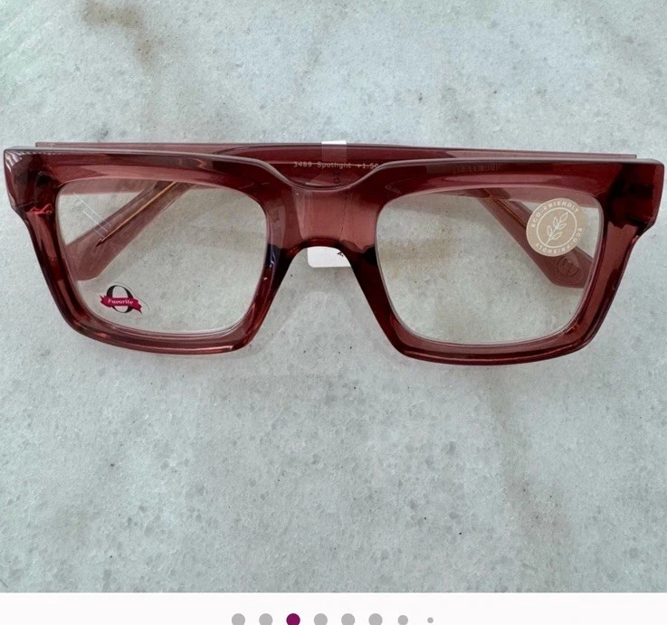 NUEVO PEEPERS ANTHROPOLOGIE FOCO ROSA LUZ AZUL GAFAS DE LECTURA +1,50 Foto 4 de 4