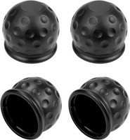 AnhäNger-Kupplung Abdeckung 50Mm Gummi Schutzkappe FüR PKW LKW RV Schwarz 4