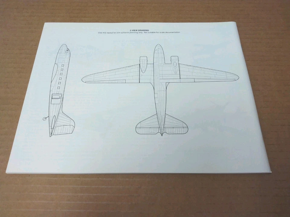 Hobbico Top Flite Douglas DC-3 Escala Edición Dorada Manual DC3TP03 y Planos Nuevo Foto 2 de 4