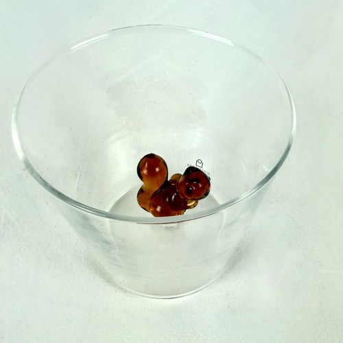 NWT Ichendorf Milano Water Glass with Squirrel Alessandra Baldereschi Barware - Picture 7 of 14