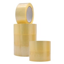 6 Rolls 2 in x 110 yd Tan Packing Tape Heavy Duty Industrial Shipping Box